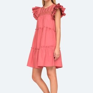 Sea NY Thora Tunic Dress Size 6 Rose